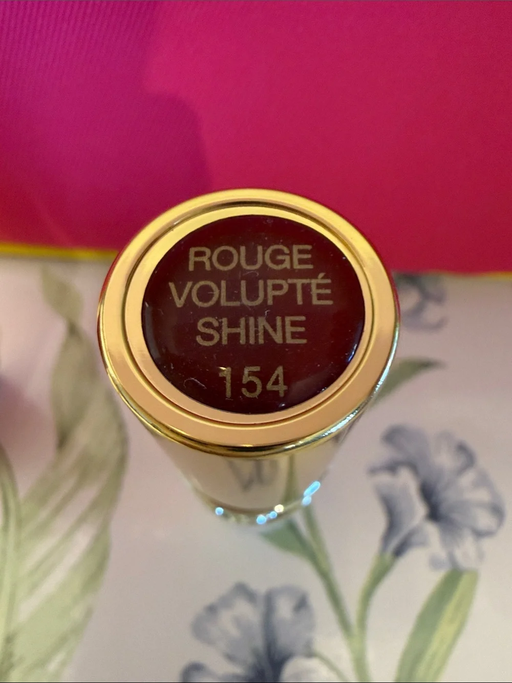 Yves Saint Laurent Rouge Volupté Shine Lipstick — Pink Brown 154